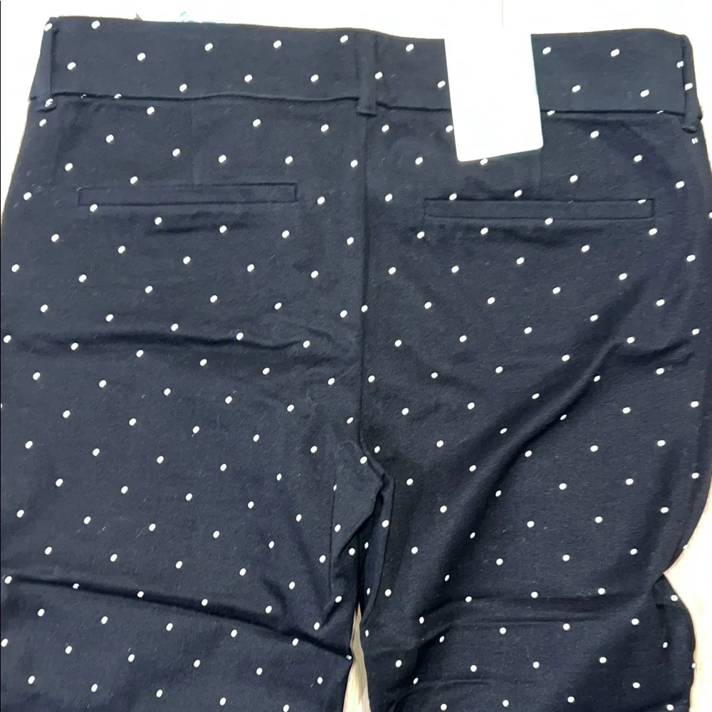 Old Navy Black Pixie Polka Dot Ankle Pants - NWT - Picture 4 of 9
